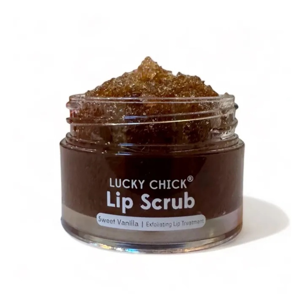 LUCKY CHICK || Lip Scrub Exfoliating Lip Treatment in Sweet Vanilla 🩷NIB🩷